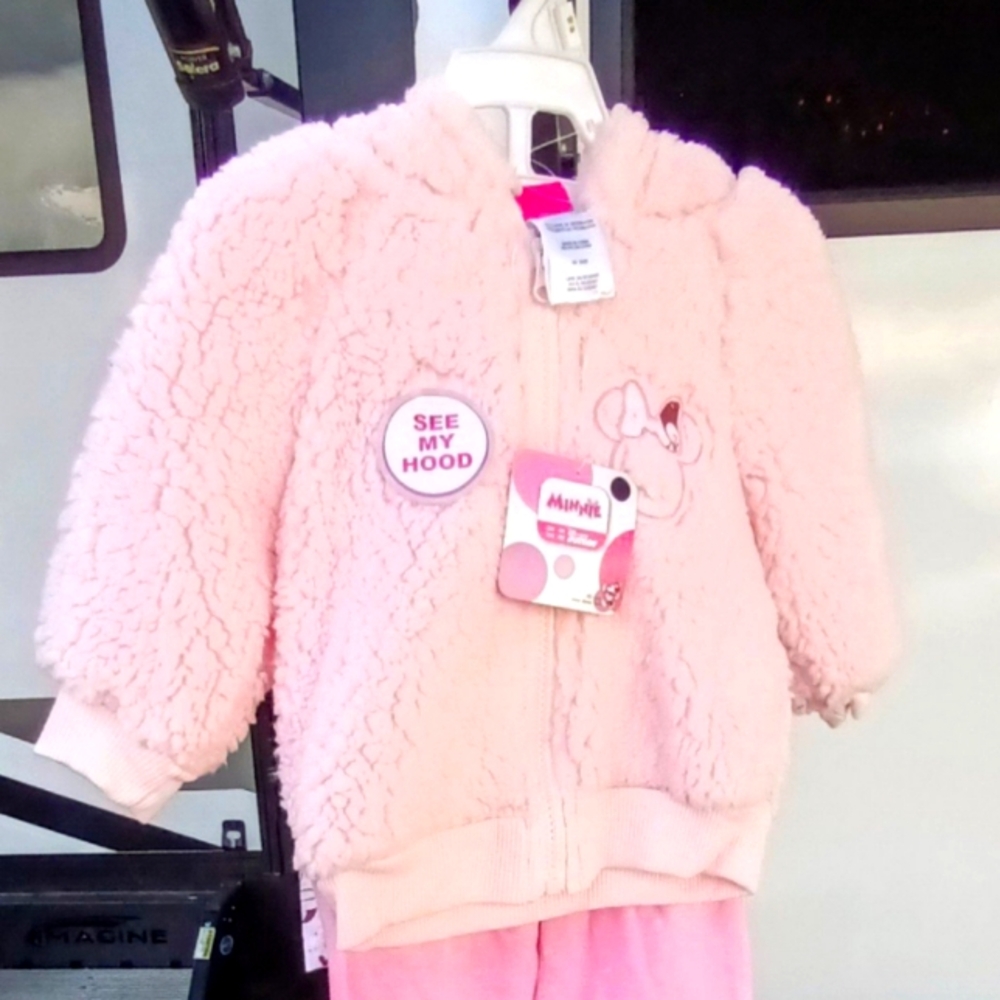 Minnie Mouse coat, shirt and pants size 18 mo
